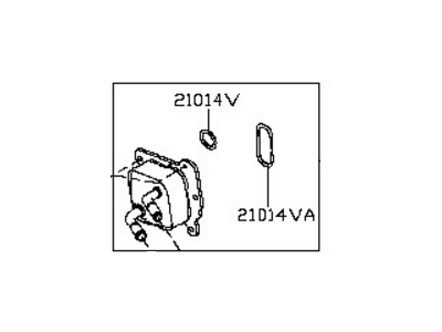 Nissan 21305-3KY0A Oil Cooler Assy