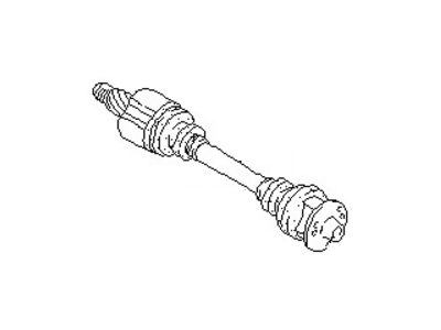 Nissan 39600-35F00 Shaft-Rear Drive RH