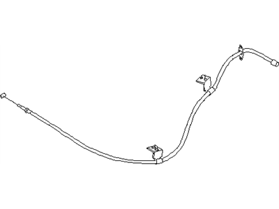 Nissan 36530-ZP00A Cable Assy-Brake, Rear RH