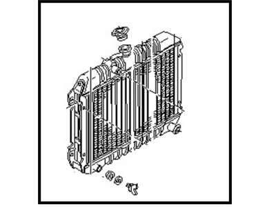 Nissan 21400-19W00 Radiator Assy