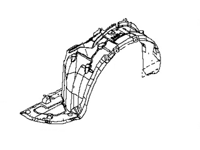 Nissan 63842-9KK0A Protector-Front Fender, RH