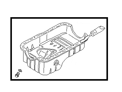 Nissan 11110-0B000 Pan, Oil