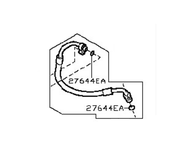 Nissan 92490-1FD0A Hose Flexible, High