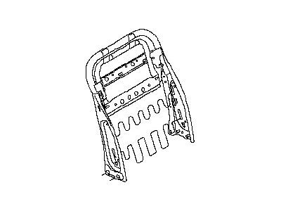 Nissan 87601-JF15C Frame Assembly-Front Seat Back