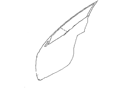 Nissan 80152-6CA0A Panel - Front Door, Outer RH