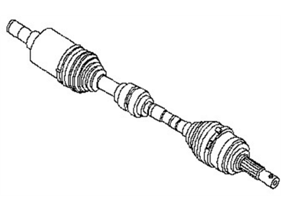 Nissan 39101-3RC0A Shaft Assy-Front Drive, LH
