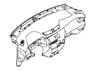 Nissan 68200-3NF1A Panel & Pad Assy-Instrument