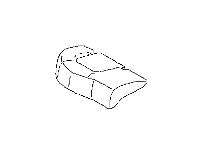 Nissan 88320-1AA0A Trim Assembly-Rear Seat Cushion, RH