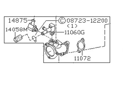 Nissan 11061-17A11 Thermostat Housing