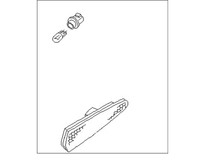 Nissan 26191-16M00 Lens-Side Mark