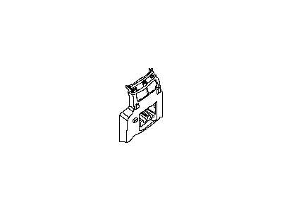 Nissan 96926-ZQ10B Panel-Console, Rear