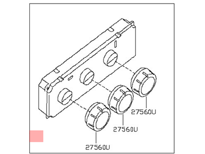 Nissan 27500-ZH610 Control Assembly