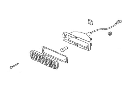 Nissan B6135-41G02 Lamp Assembly-Turn Signal Front LH