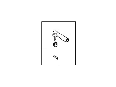 Nissan 48640-7S025 Socket Kit-Tie Rod, Outer RH