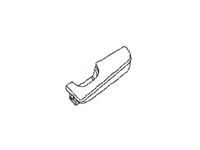 Nissan 82941-D4001 Rear Door Armrest, Left Gray