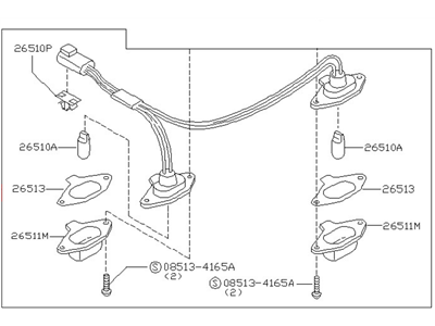 Nissan 26510-40U00 Lamp Assembly-Licence