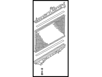 Nissan 21410-1E400 Radiator Assy