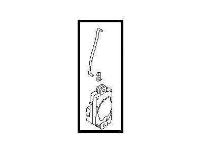 Nissan 82551-83G01 Door Lock Actuator Motor, Rear Left