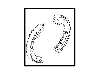 Nissan D4060-CY001 Shoe Set Parking Brake