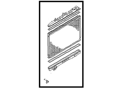 Nissan 21410-58E01 Radiator Assy