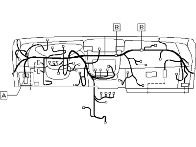 Nissan 24010-38B1A Harness-Main