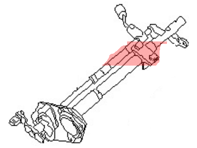 Nissan 48805-92G56 Column Assembly-Steering With Cont