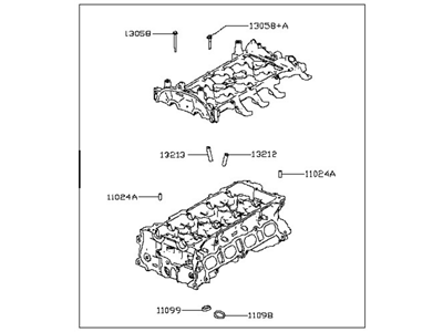 Nissan 11040-3RC1B Head Assy-Cylinder