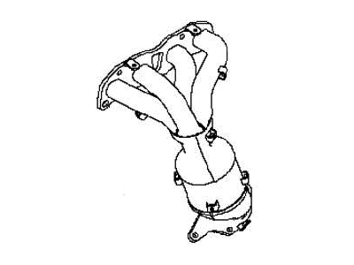 Nissan 140E2-3TU0E Exhaust Manifold With Catalytic Converter