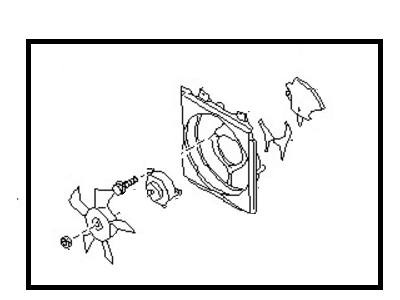 Nissan 92120-61Y25 Fan & Motor