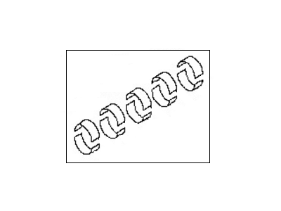 Nissan 12207-1KC0B BUSHING CRANKSHAFT Std Grade 0