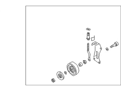 Nissan 11925-31U01 Pulley Assy-Idler, Compressor