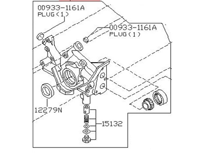 Nissan 15010-F450A Pump-Oil