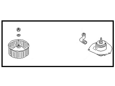 Nissan 27220-40U02 Motor & Fan Assy-Blower
