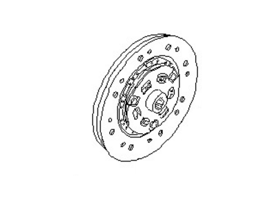 Nissan C010M-22585 Disc ASY-Clutch