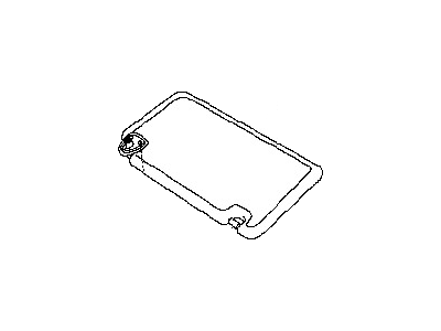 Infiniti 96400-ZC00A Passenger Sun Visor Assembly