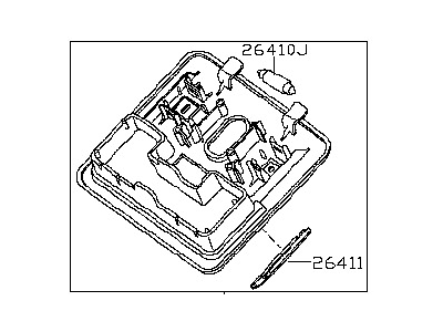 Nissan 26410-ZT50A Lamp Assembly-Room