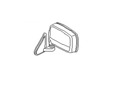 Nissan 96302-11G7A Mirror Assembly-Outside L