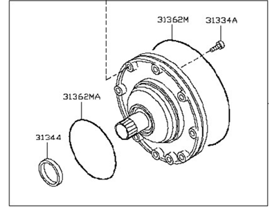 Nissan 31340-31X06 Pump Assembly-Oil