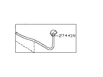 Nissan 28933-8J000 Washer Nozzle Assembly, Driver Side