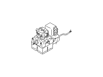Nissan 47600-50P00 Brake Abs Pump Modulator Unit Motor