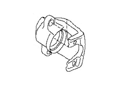 Nissan 44001-7S000 CALIPER Assembly-Rear RH, W/O Pads Or SHIMS