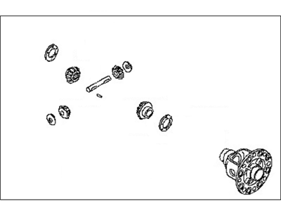 Nissan 38420-EZ20A Case Complete Differential