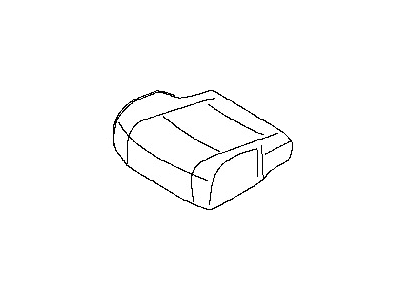 Nissan 87361-1JU0A Pad Assy-Cushion, Front Seat