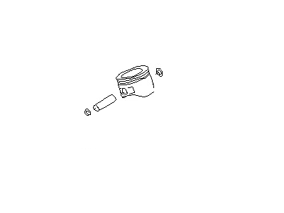 Nissan A2010-4W160 Piston, W/PIN