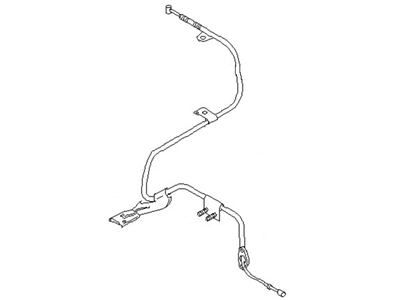Infiniti 36531-0W00A Cable Assembly-Brake, Rear L