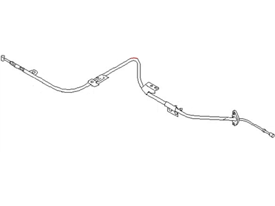 Infiniti 36530-0W00A Cable Assy-Brake, Rear RH