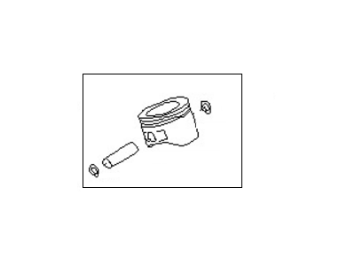 Nissan A2010-8J102 Piston, W/PIN