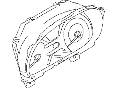 Nissan 24820-5ZW1A Speedometer Assembly