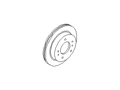 Nissan 40206-61A11 ROTR Dsc Brake