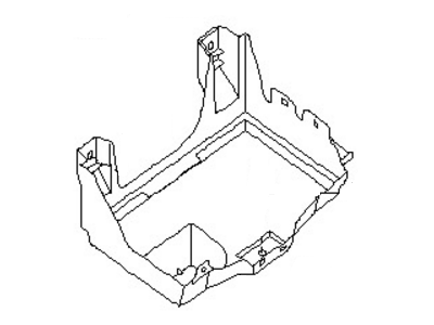 Nissan 64860-30R00 Bracket-Battery Support